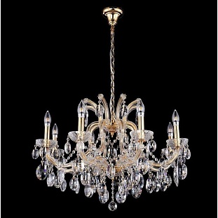 Люстра подвесная CRYSTAL LUX HOLLYWOOD HOLLYWOOD SP8 GOLD
